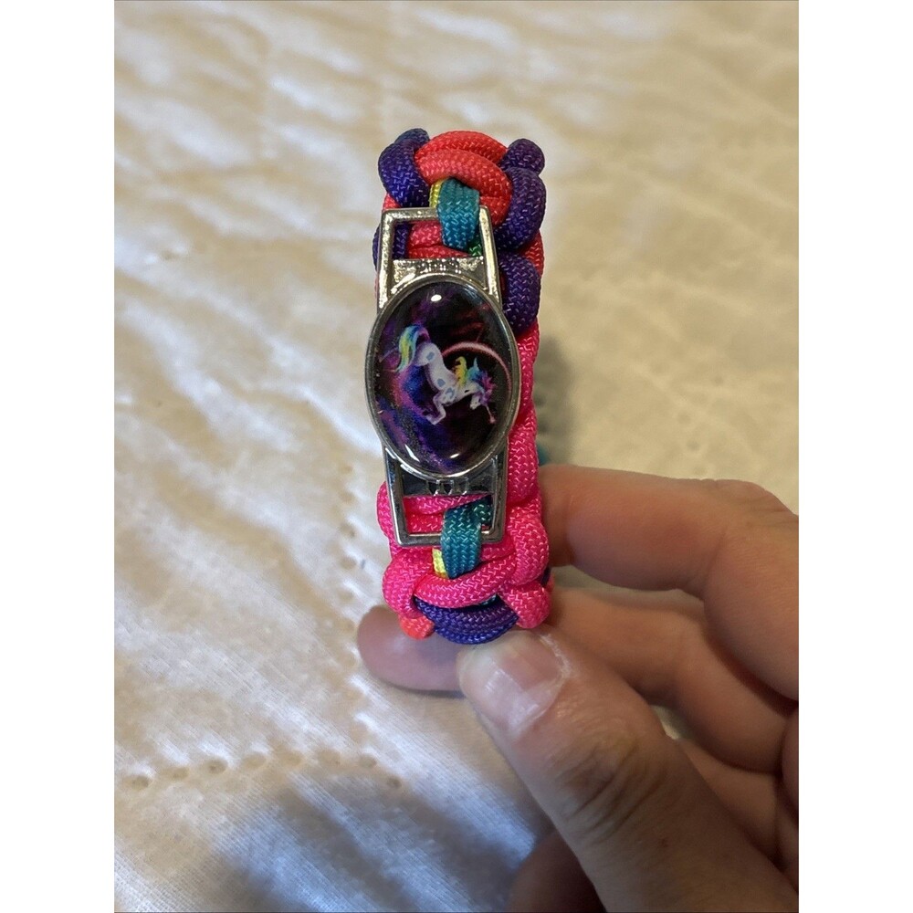 Looks Like My Pony Wrist Watch Made From Paracord! For Kids Probably A Unicorn